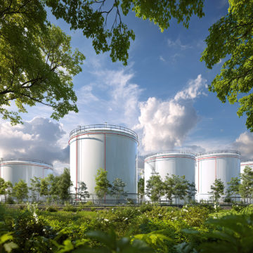 oil industry and green Saudi Aramco Sustainability Goals