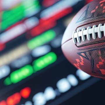 Sports betting and gambling concept with data and charts with football Rigged Game: Inside ESPN’s Corrupt Marriage of NFL Billions and Gambling Profits