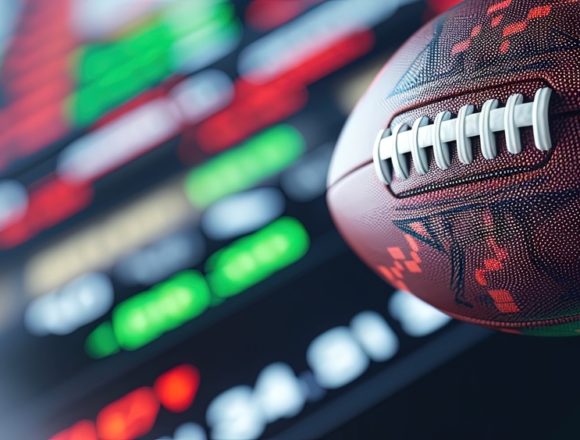 Sports betting and gambling concept with data and charts with football Rigged Game: Inside ESPN’s Corrupt Marriage of NFL Billions and Gambling Profits