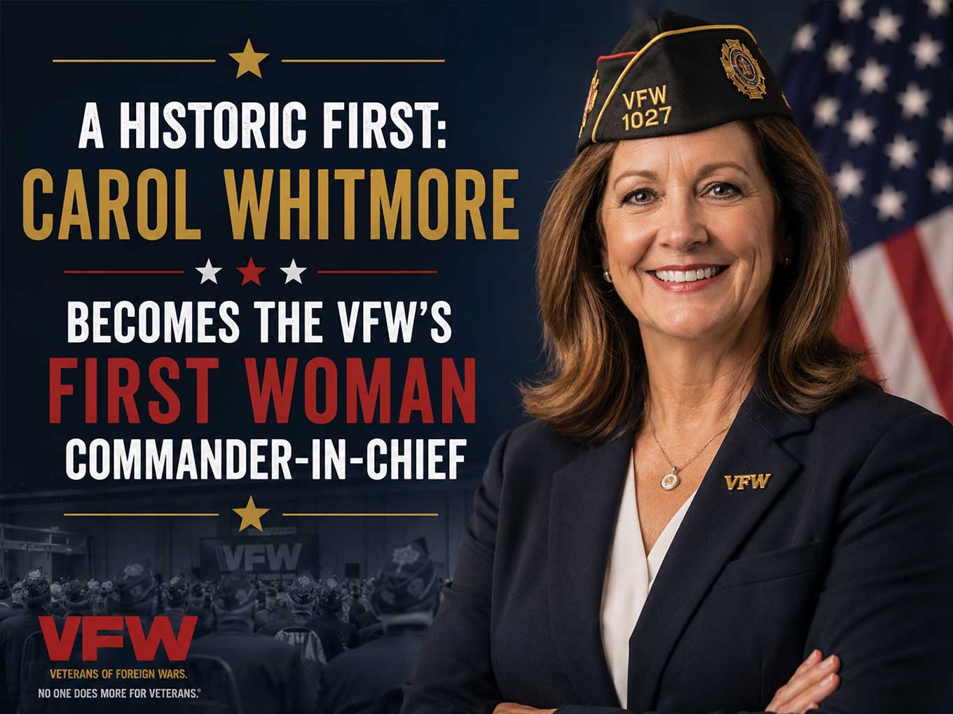 Carol Whitmore: The VFW's First Woman Commander-in-Chief