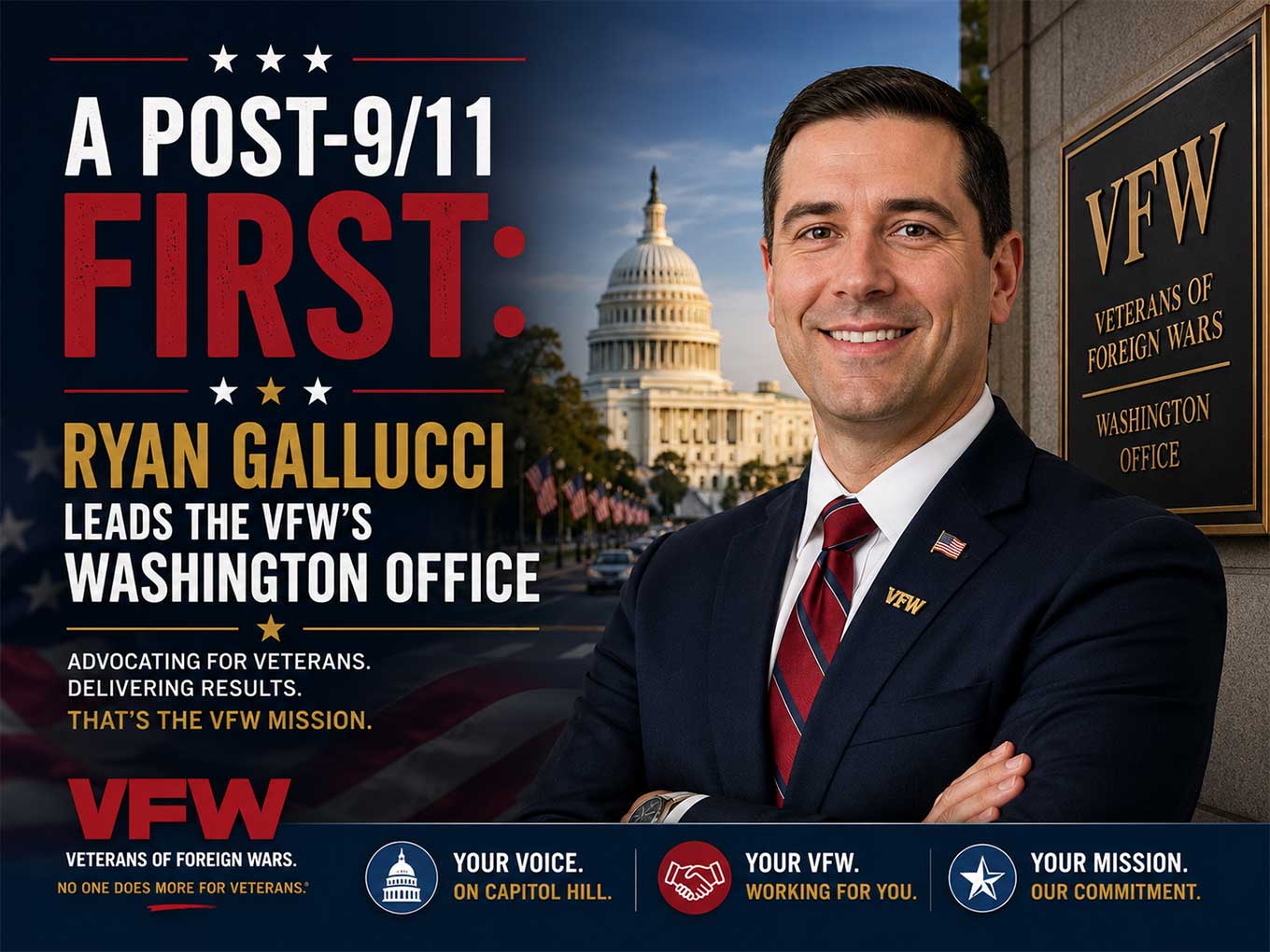 Ryan Gallucci: First Post-9/11 Veteran to Lead the VFW's Washington Office
