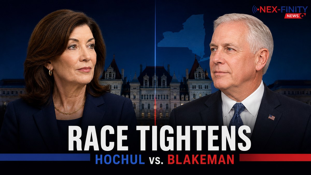 Race Tightens: Hochul vs. Blakeman Race Tightens: Hochul vs. Blakeman