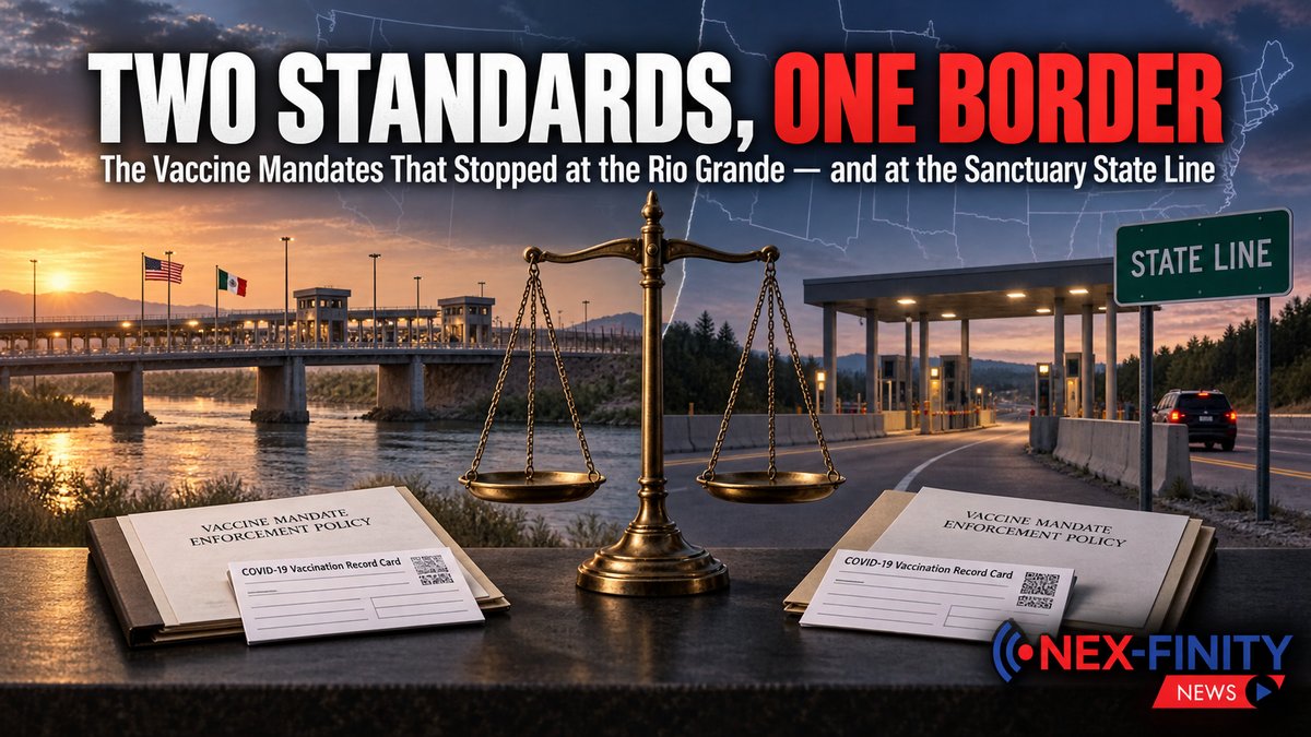 Two Standards, One Border Two Standards, One Border: The Vaccine Mandates That Stopped at the Rio Grande and at the Sanctuary State Line