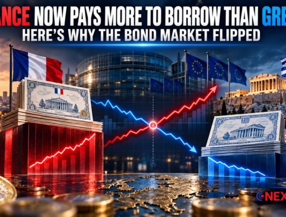 France Now Pays More to Borrow Than Greece France Now Pays More to Borrow Than Greece. Here's Why the Bond Market Flipped.